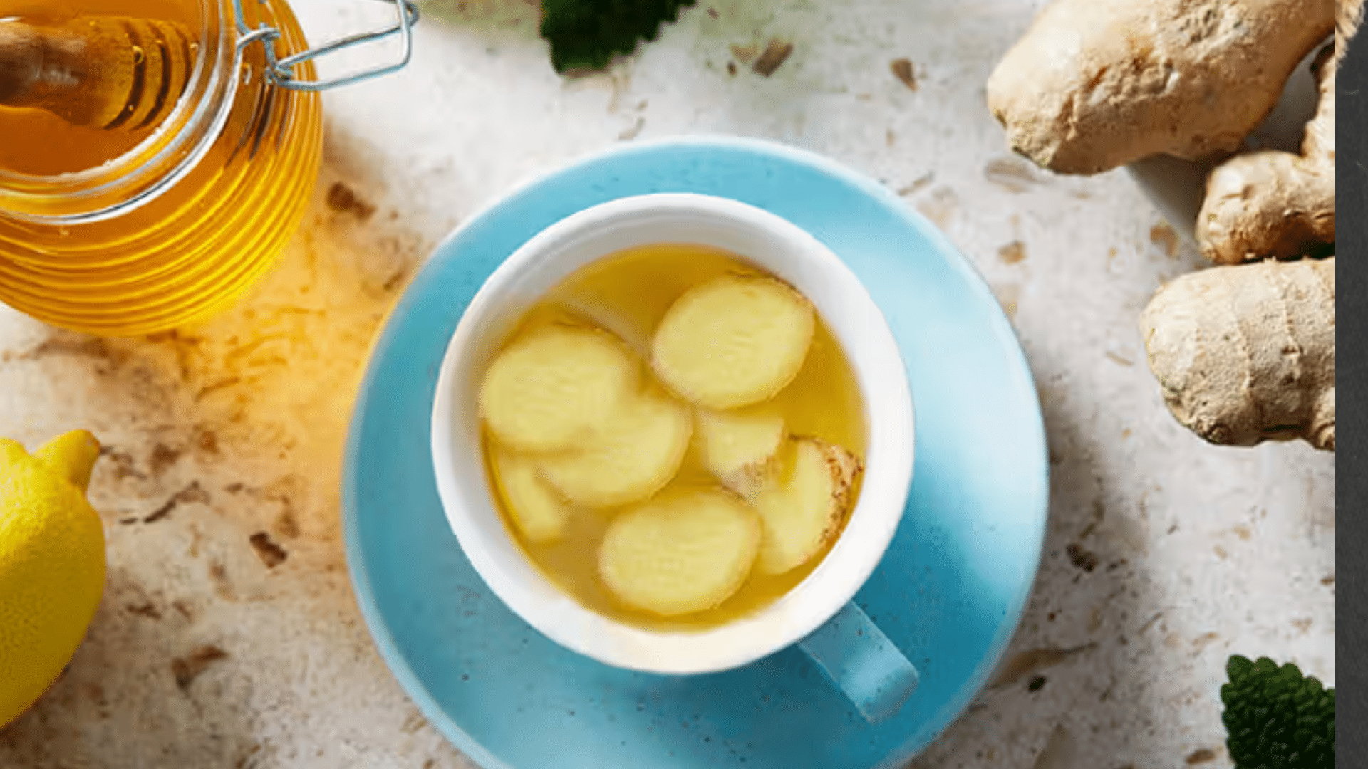 Dry Ginger + Honey + Lemon Shot