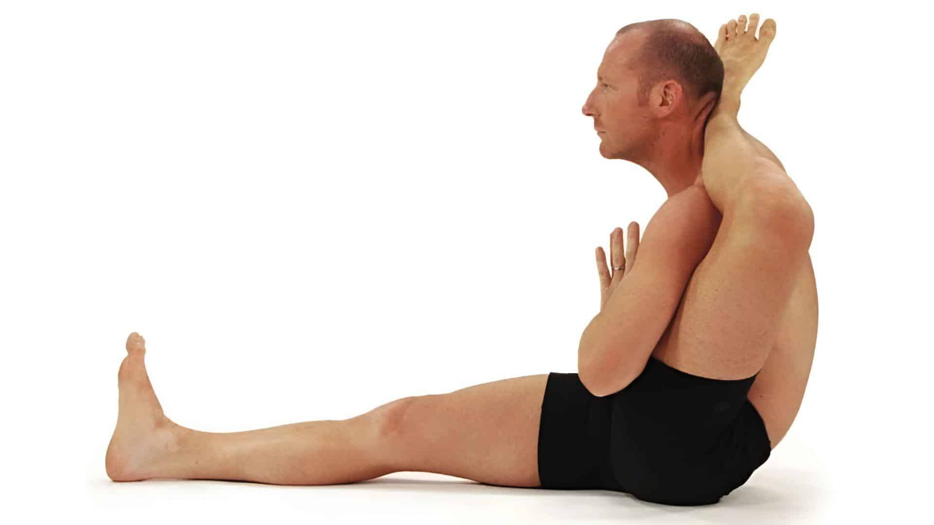 Foot Behind the Head Pose (Eka Pada Sirsasana) 
