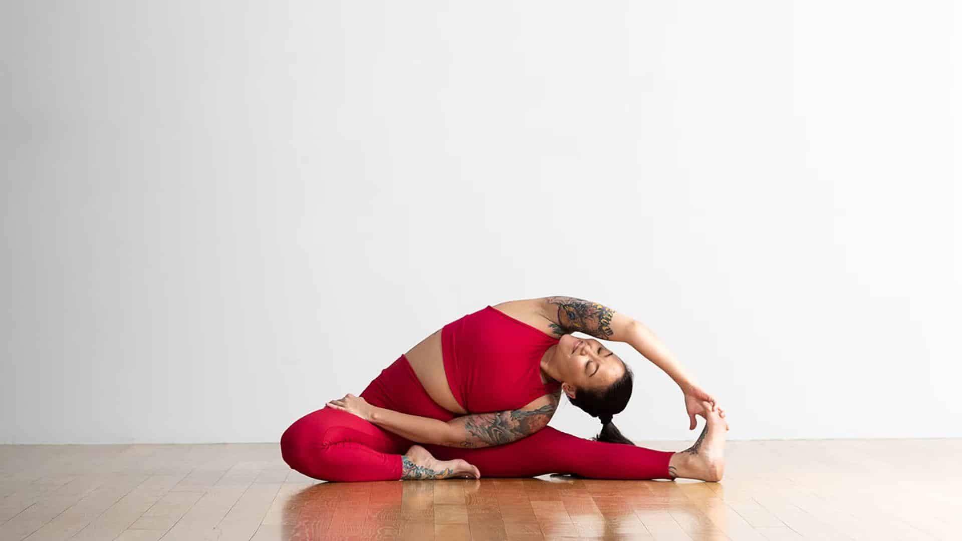 Revolved Head-to-Knee Pose (Parivrtta Janu Sirsasana) 