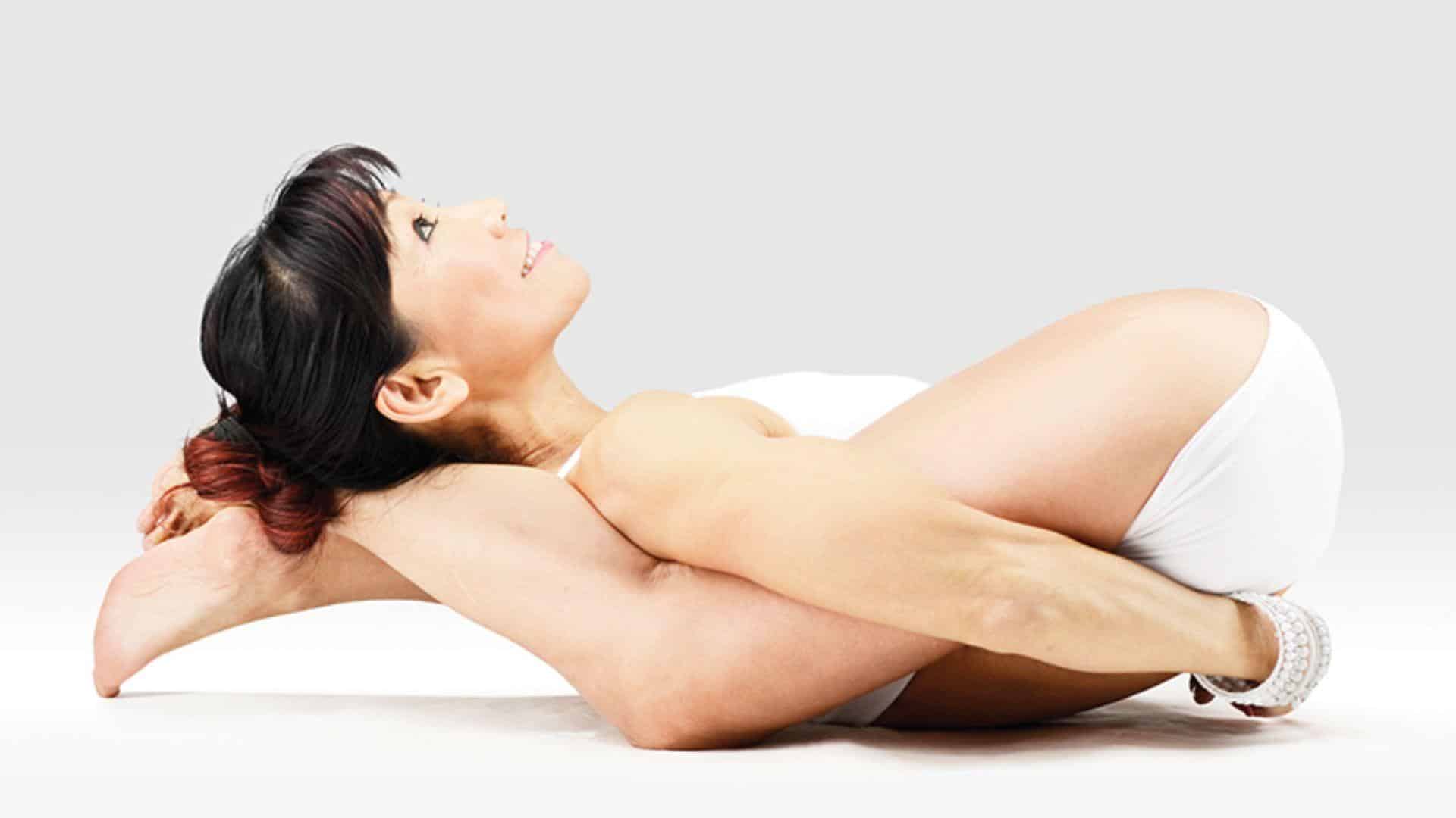 Sleeping Yogi Pose (Yoganidrasana) 